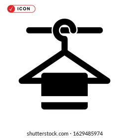 towel hanger icon or logo isolated sign symbol vector illustration - high quality black style vector icons
