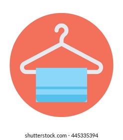 Towel Hanger Vector Illustration