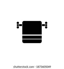 towel holder icon vector symbol