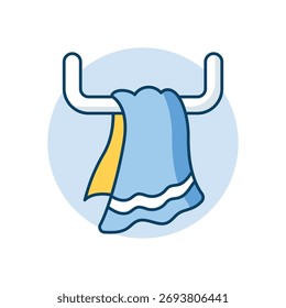 Towel icon clean and modern vector illustration