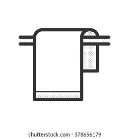 towel icon design