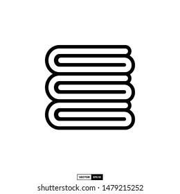 Towel icon, design inspiration vector template for interface and any purpose