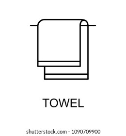 towel icon. Element of web icon for mobile concept and web apps. Detailed towel icon can be used for web and mobile. Premium icon on white background