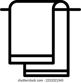 towel icon. Element of web icon for mobile concept and web apps. trendy style illustration on white background..eps