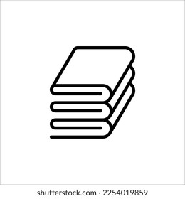 Handtuchsymbol. Element des Web-Icons für mobiles Konzept und Web-Apps. Vektorgrafik auf weißem Hintergrund
