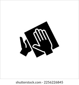 icono de toalla. Elemento de icono web para concepto móvil y aplicaciones web. ilustración vectorial sobre fondo blanco