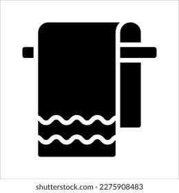 towel icon. Element of web icon for mobile concept and web apps, hotel service, vector illustration on white background