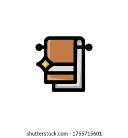 Towel Icon , Hygiene Symbol.