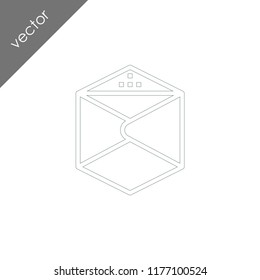 towel icon - illustration
