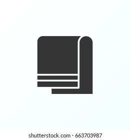 Towel  icon illustration isolated vector sign symbol