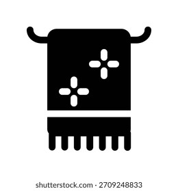 Handtuch Symbol Illustration Vektor Design Vorlage