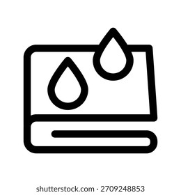 Handtuch Symbol Illustration Vektor Design Vorlage
