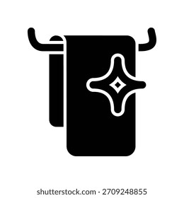 Icono de toalla ilustración Vector diseño Plantilla