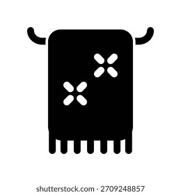 Handtuch Symbol Illustration Vektor Design Vorlage
