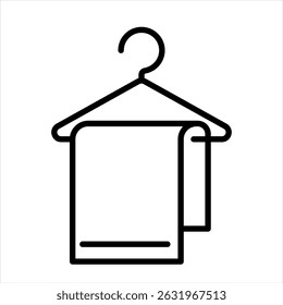 Towel icon illustration vector style
