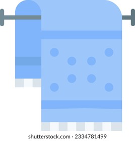 Imagen del icono de la toalla. Adecuado para aplicaciones móviles.