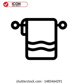 towel  icon isolated sign symbol vector illustration - high quality black style vector icons
