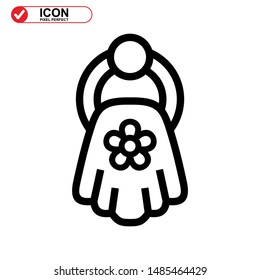towel  icon isolated sign symbol vector illustration - high quality black style vector icons
