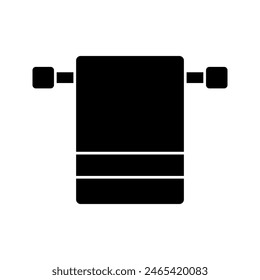 Towel icon. laundry sign. bath symbol color editable