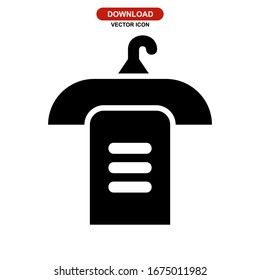 towel icon or logo isolated sign symbol vector illustration - high quality black style vector icons
