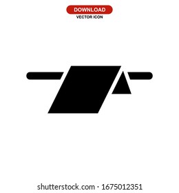 towel icon or logo isolated sign symbol vector illustration - high quality black style vector icons
