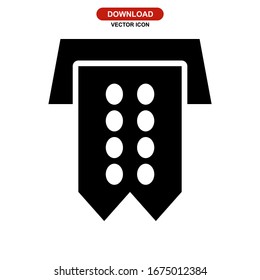 towel icon or logo isolated sign symbol vector illustration - high quality black style vector icons
