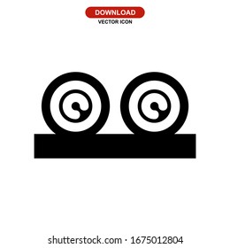 towel icon or logo isolated sign symbol vector illustration - high quality black style vector icons
