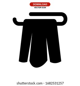 towel icon or logo isolated sign symbol vector illustration - high quality black style vector icons
