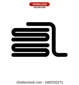 towel icon or logo isolated sign symbol vector illustration - high quality black style vector icons
