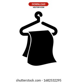 towel icon or logo isolated sign symbol vector illustration - high quality black style vector icons
