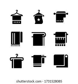 towel  icon or logo isolated sign symbol vector illustration - Collection of high quality black style vector icons
