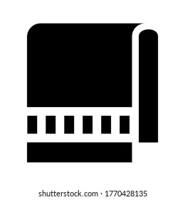 towel icon or logo isolated sign symbol vector illustration - high quality black style vector icons
