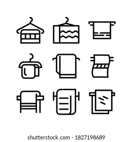 towel icon or logo isolated sign symbol vector illustration - Collection of high quality black style vector icons
