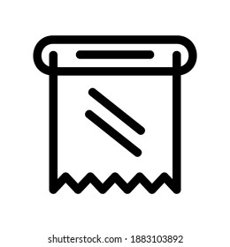 towel icon or logo isolated sign symbol vector illustration - high quality black style vector icons

