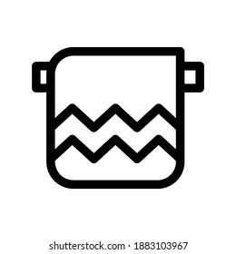 towel icon or logo isolated sign symbol vector illustration - high quality black style vector icons
