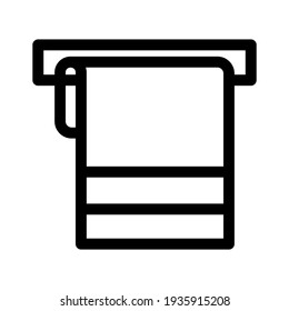 towel icon or logo isolated sign symbol vector illustration - high quality black style vector icons

