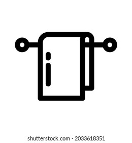 towel icon or logo isolated sign symbol vector illustration - high quality black style vector icons
