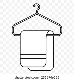 Towel Icon. towel icon or logo isolated sign symbol vector illustration. eps 10.