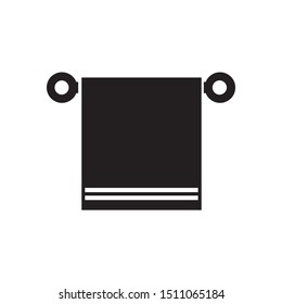 towel icon logo vector design