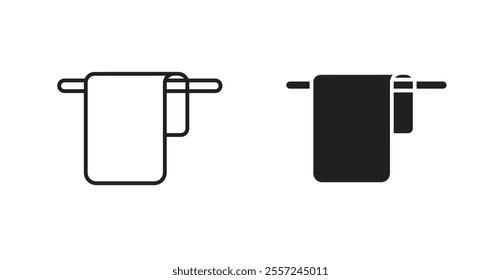 Towel Icon set. vector illustration set