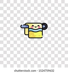 towel icon sign and symbol. towel color icon for website design and mobile app development. Simple Element from swimming pool collection for mobile concept and web apps icon.