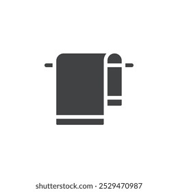 Towel icon simple vector symbol