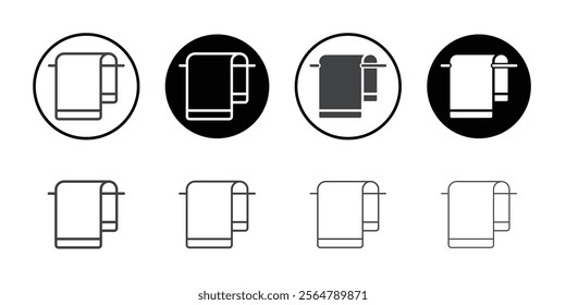 Towel icon simple vector symbol