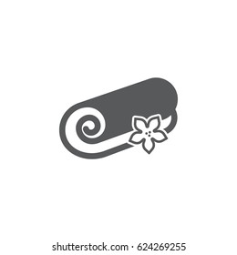towel icon. spa vector illustration on white background