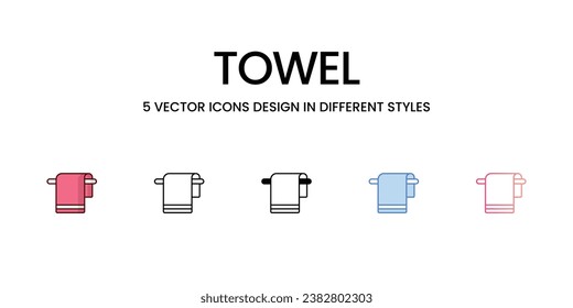 Towel icon. Suitable for Web Page, Mobile App, UI, UX and GUI design.