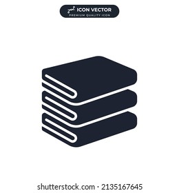 towel icon symbol template for graphic and web design collection logo vector illustration