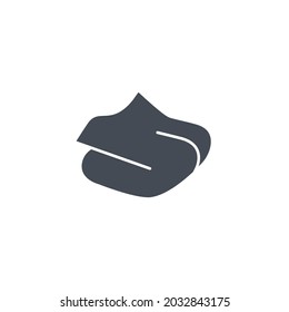 towel icon symbol vector elements for infographic web