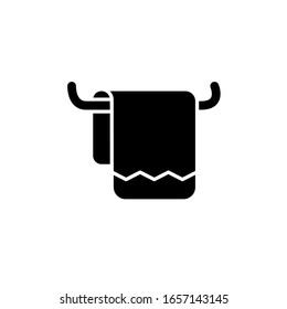Handtuchsymbol-Vorlage. Vektorillustration  