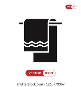 Towel icon vector