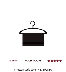 Towel icon, vector design element